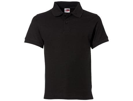 Boston Kids Golf Shirt - Black.