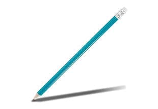 Basix Pencil (Sharpened) - Turquoise.